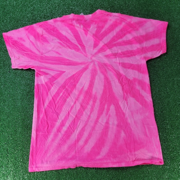 Georgia Bulldogs Women's Pink Tie-Dye T Shirt Size Large Gildan Tag UGA Fan New - Picture 7 of 7